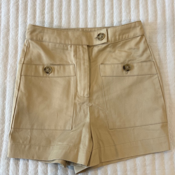 English Factory Cotton button high waist shorts - Picture 5 of 5